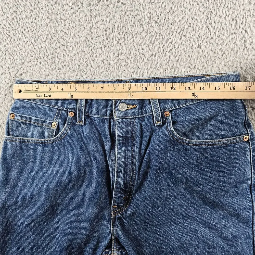 Vintage Levis 505 Mens 33x30* Regular Straight Distressed Y2K USA Made Grunge